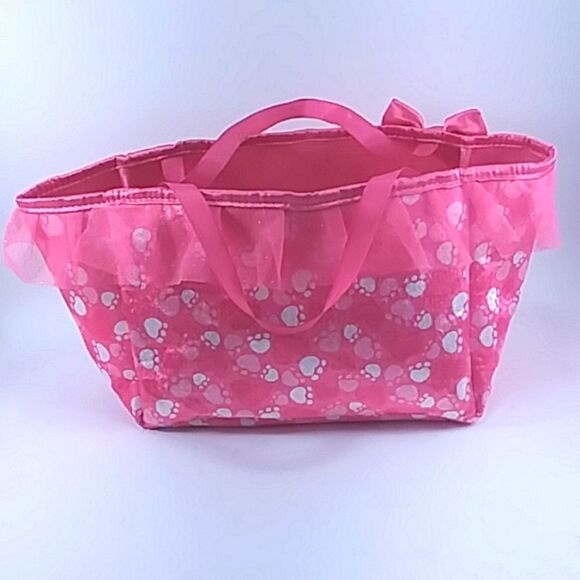 Build A Bear Bag Tote Purse Pet Carrier Promise Pets Pink Paws Velour Sa… - Picture 12 of 15
